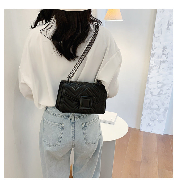 One-shoulder Chain Bag Fashion Embroidery Thread Crossbody