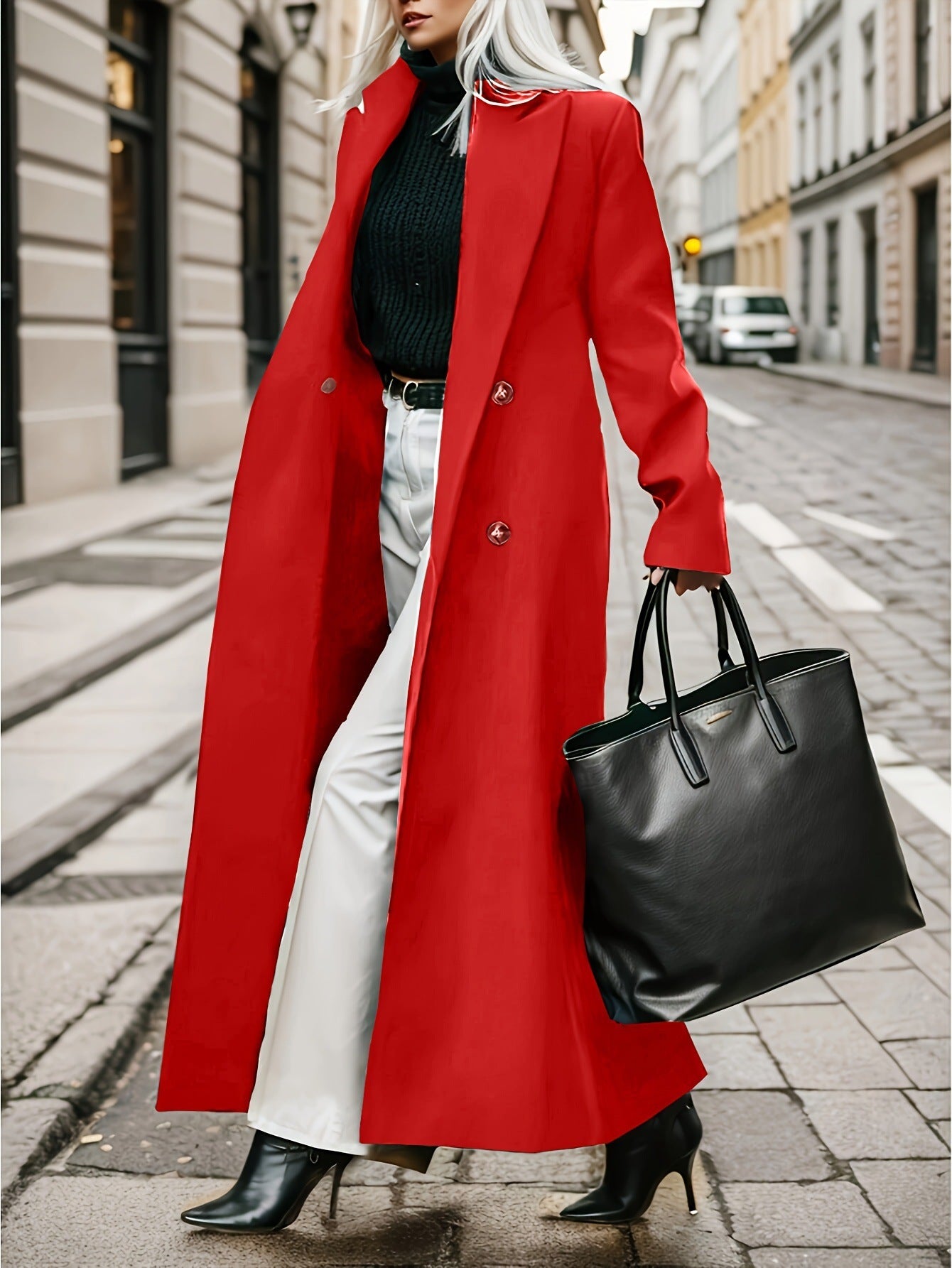 Women's Double Lining Trench Coat