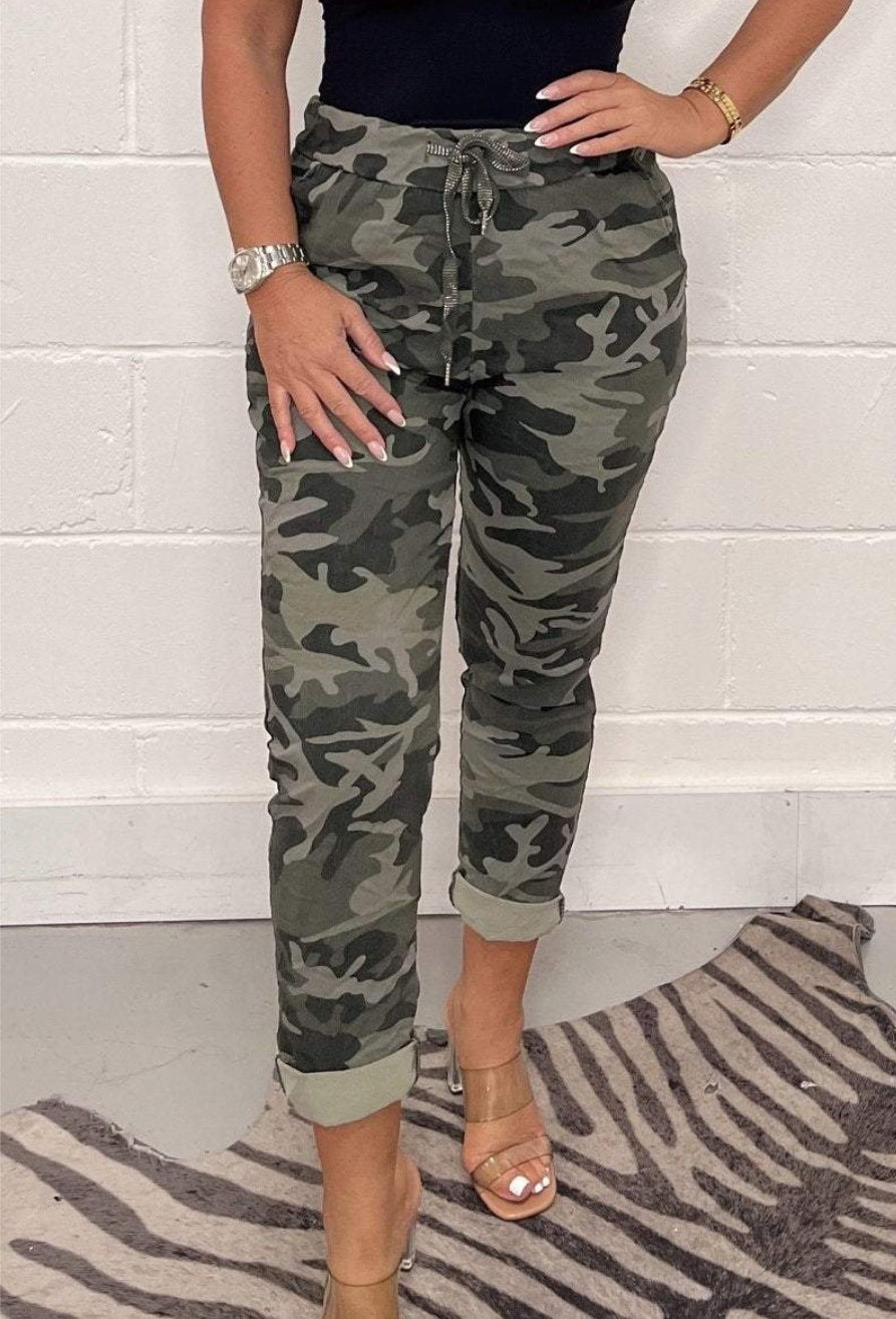 Fashion Camouflage Print Loose Casual Pants Sports Pants