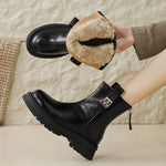 Fleece Lined Winter Snow Boots